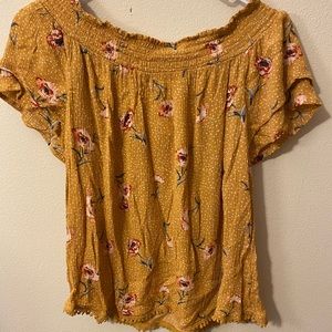 Brand: Xhilaration. Size: M. Color: Yellow with flowers.